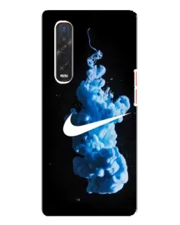 Чехол для OPPO Find X3 Pro с картинкой «Nike и синий дым» Чехол для OPPO Find X3 Pro с картинкой «Nike и синий дым»