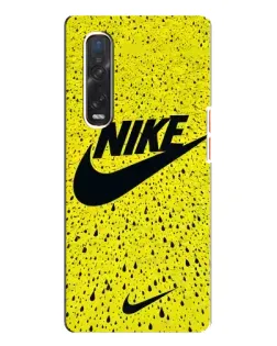 Чехол для OPPO Find X3 Pro с картинкой «Желтый текстурный Nike» Чехол для OPPO Find X3 Pro с картинкой «Желтый текстурный Nike»