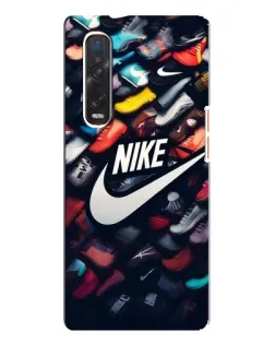 Чехол для OPPO Find X3 Pro с картинкой «Коллекция кроссовок Nike» Чехол для OPPO Find X3 Pro с картинкой «Коллекция кроссовок Nike»