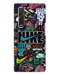 Чехол для OPPO Find X3 Pro с картинкой «Яркий коллаж Nike» Чехол для OPPO Find X3 Pro с картинкой «Яркий коллаж Nike»