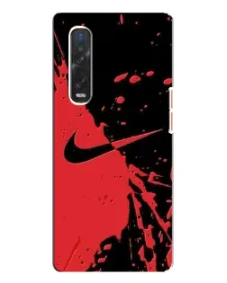Чехол для OPPO Find X3 Pro с картинкой «Красные брызги Nike» Чехол для OPPO Find X3 Pro с картинкой «Красные брызги Nike»