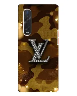 Чехол для OPPO Find X3 Pro с картинкой «Камуфляжный Louis Vuitton»