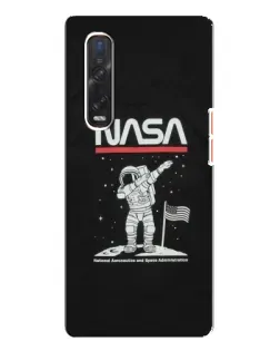 Чехол для OPPO Find X3 Pro с картинкой «NASA — шагаем по Луне» Чехол для OPPO Find X3 Pro с картинкой «NASA — шагаем по Луне»