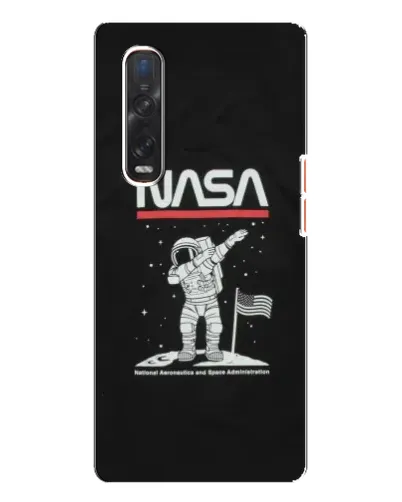 Чехол для OPPO Find X3 Pro с картинкой «NASA — шагаем по Луне» Чехол для OPPO Find X3 Pro с картинкой «NASA — шагаем по Луне»