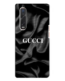Чехол для OPPO Find X3 Pro с картинкой «Gucci — шелковые волны»
