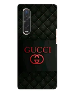 Чехол для OPPO Find X3 Pro с картинкой «Gucci — стеганый черный» Чехол для OPPO Find X3 Pro с картинкой «Gucci — стеганый черный»