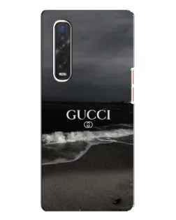 Чехол для OPPO Find X3 Pro с картинкой «Gucci — морской прибой» Чехол для OPPO Find X3 Pro с картинкой «Gucci — морской прибой»