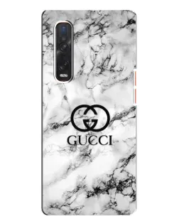 Чехол для OPPO Find X3 Pro с картинкой «Gucci — мраморный шик» Чехол для OPPO Find X3 Pro с картинкой «Gucci — мраморный шик»