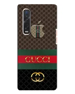 Чехол для OPPO Find X3 Pro с картинкой «Gucci — брендированный десерт» Чехол для OPPO Find X3 Pro с картинкой «Gucci — брендированный десерт»