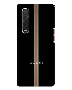 Чехол для OPPO Find X3 Pro с картинкой «Gucci — строгая линия» Чехол для OPPO Find X3 Pro с картинкой «Gucci — строгая линия»