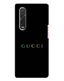 Чехол для OPPO Find X3 Pro с картинкой «Gucci — неоновый минимализм» Чехол для OPPO Find X3 Pro с картинкой «Gucci — неоновый минимализм»