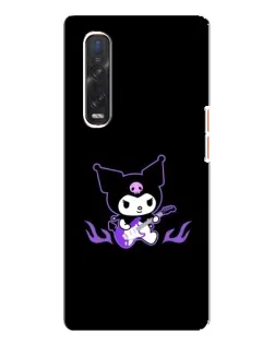 Чехол для OPPO Find X3 Pro с картинкой «Электрическая Kuromi» Чехол для OPPO Find X3 Pro с картинкой «Электрическая Kuromi»