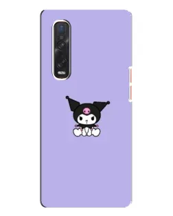 Чехол для OPPO Find X3 Pro с картинкой «Kuromi — фиолетовый минимализм» Чехол для OPPO Find X3 Pro с картинкой «Kuromi — фиолетовый минимализм»