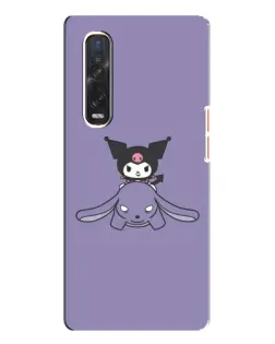 Чехол для OPPO Find X3 Pro с картинкой «Kuromi на лиловом фоне» Чехол для OPPO Find X3 Pro с картинкой «Kuromi на лиловом фоне»