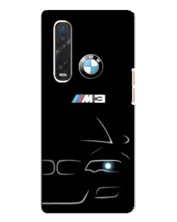 Чехол для OPPO Find X3 Pro с картинкой «Минималистичный принт BMW M3»