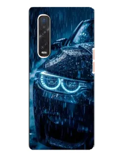 Чехол для OPPO Find X3 Pro с картинкой «BMW под дождем»