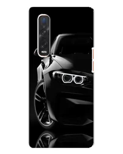 Чехол для OPPO Find X3 Pro с картинкой «Черная BMW — профиль» Чехол для OPPO Find X3 Pro с картинкой «Черная BMW — профиль»