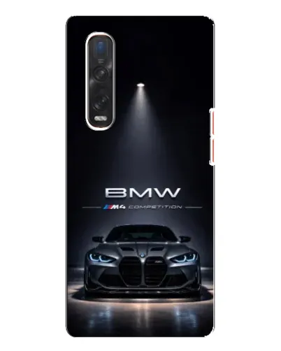 Чехол для OPPO Find X3 Pro с картинкой «BMW сквозь ночной город» Чехол для OPPO Find X3 Pro с картинкой «BMW сквозь ночной город»