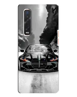 Чехол для OPPO Find X3 Pro с картинкой «BMW — акварельный дрифт»