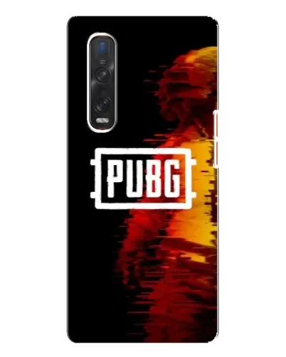 Чехол для OPPO Find X3 Pro с картинкой «Яркий логотип PUBG»