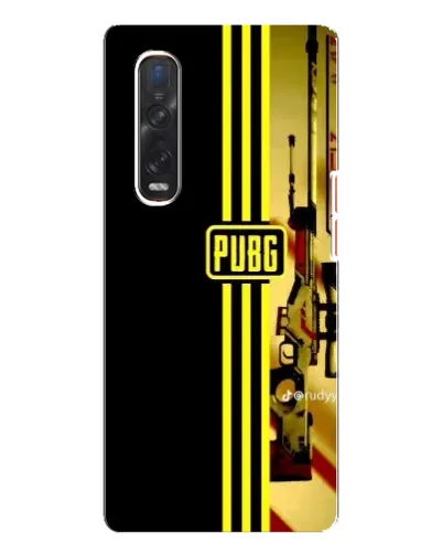 Чехол для OPPO Find X3 Pro с картинкой «PUBG — камуфляжный шлем»