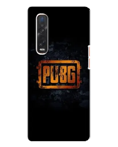 Чехол для OPPO Find X3 Pro с картинкой «PUBG — золотой логотип»