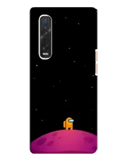 Чехол для OPPO Find X3 Pro с картинкой «Одинокий герой на планете» Чехол для OPPO Find X3 Pro с картинкой «Одинокий герой на планете»