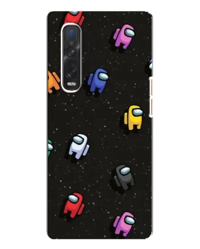 Чехол для OPPO Find X3 Pro с картинкой «Космический паттерн Among Us» Чехол для OPPO Find X3 Pro с картинкой «Космический паттерн Among Us»