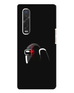 Чехол для OPPO Find X3 Pro с картинкой «Among Us шлем» Чехол для OPPO Find X3 Pro с картинкой «Among Us шлем»