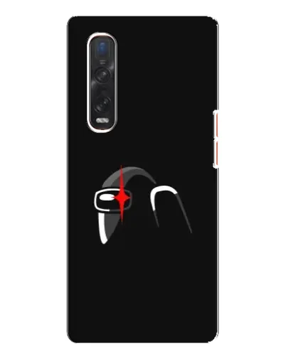 Чехол для OPPO Find X3 Pro с картинкой «Among Us шлем» Чехол для OPPO Find X3 Pro с картинкой «Among Us шлем»