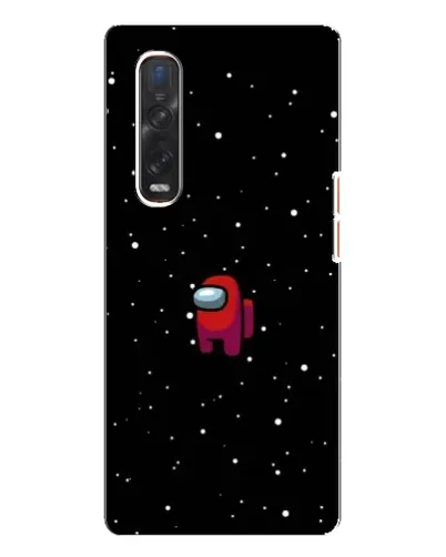Чехол для OPPO Find X3 Pro с картинкой «Красный Among Us» Чехол для OPPO Find X3 Pro с картинкой «Красный Among Us»