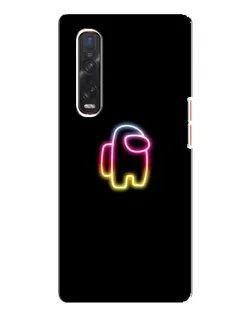 Чехол для OPPO Find X3 Pro с картинкой «Among Us градиент»