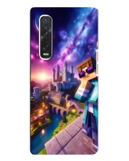 Чехол для OPPO Find X3 Pro с картинкой «Стив и космос»