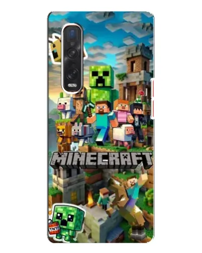 Чехол для OPPO Find X3 Pro с картинкой «Замок Minecraft» Чехол для OPPO Find X3 Pro с картинкой «Замок Minecraft»