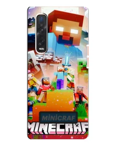Чехол для OPPO Find X3 Pro с картинкой «Minecraft герои игры» Чехол для OPPO Find X3 Pro с картинкой «Minecraft герои игры»