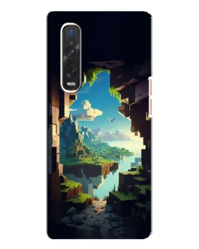 Чехол для OPPO Find X3 Pro с картинкой «Вид из пещеры» Чехол для OPPO Find X3 Pro с картинкой «Вид из пещеры»