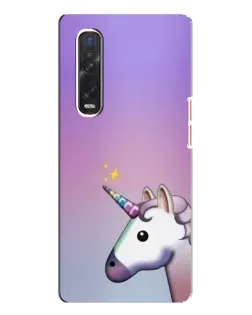 Чехол для OPPO Find X3 Pro с картинкой «Единорог градиент» Чехол для OPPO Find X3 Pro с картинкой «Единорог градиент»