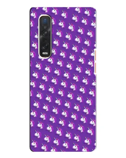 Чехол для OPPO Find X3 Pro с картинкой «Единороги на фиолетовом» Чехол для OPPO Find X3 Pro с картинкой «Единороги на фиолетовом»
