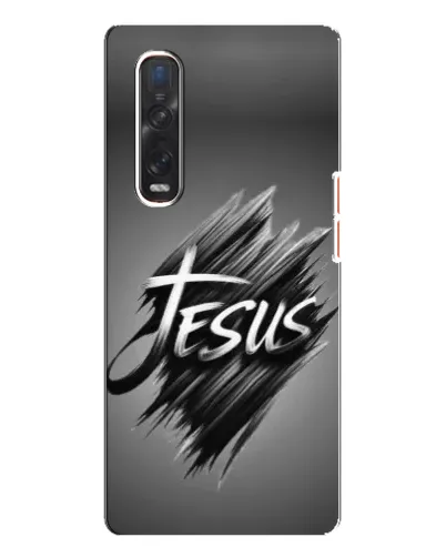 Чехол для OPPO Find X3 Pro с картинкой «Надпись Jesus Graffiti»