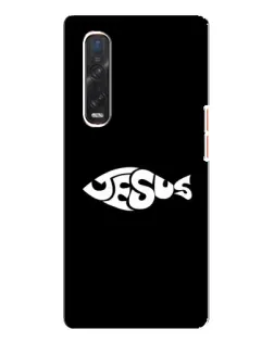 Чехол для OPPO Find X3 Pro с картинкой «Рыба Jesus» Чехол для OPPO Find X3 Pro с картинкой «Рыба Jesus»