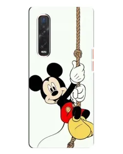 Чехол для OPPO Find X3 Pro с картинкой «Mickey на канате»