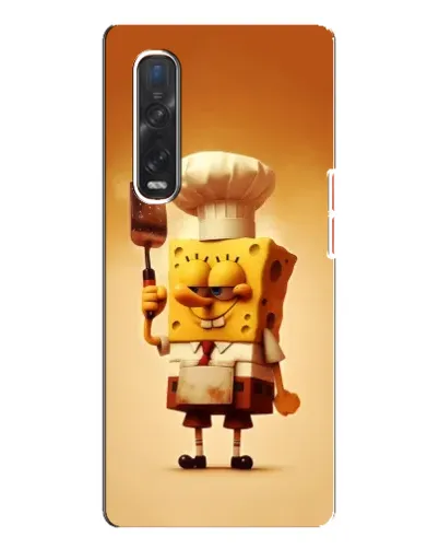 Чехол для OPPO Find X3 Pro с картинкой «Губка Боб повар»
