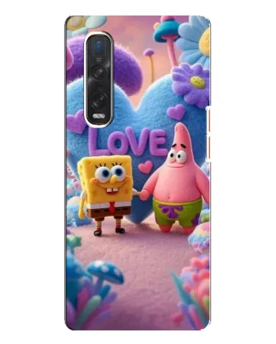 Чехол для OPPO Find X3 Pro с картинкой «Губка Боб Патрик»