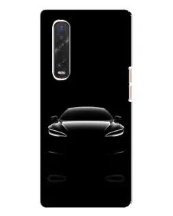 Чехол для OPPO Find X3 Pro с картинкой «Силуэт Tesla Night» Чехол для OPPO Find X3 Pro с картинкой «Силуэт Tesla Night»