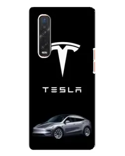 Чехол для OPPO Find X3 Pro с картинкой «Tesla Model Y» Чехол для OPPO Find X3 Pro с картинкой «Tesla Model Y»