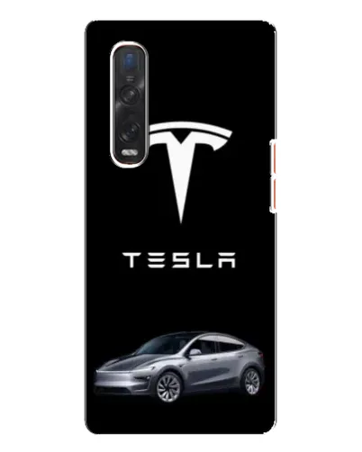 Чехол для OPPO Find X3 Pro с картинкой «Tesla Model Y»