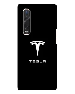 Чехол для OPPO Find X3 Pro с картинкой «Tesla White Logo» Чехол для OPPO Find X3 Pro с картинкой «Tesla White Logo»