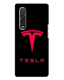 Чехол для OPPO Find X3 Pro с картинкой «Tesla Red Logo» Чехол для OPPO Find X3 Pro с картинкой «Tesla Red Logo»
