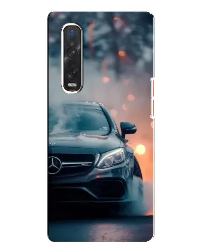 Чехол для OPPO Find X3 Pro с картинкой «Mercedes — ночной город» Чехол для OPPO Find X3 Pro с картинкой «Mercedes — ночной город»