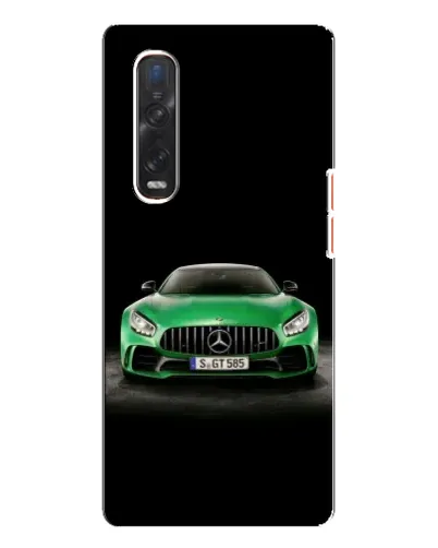 Чехол для OPPO Find X3 Pro с картинкой «Mercedes — неоновый лого» Чехол для OPPO Find X3 Pro с картинкой «Mercedes — неоновый лого»